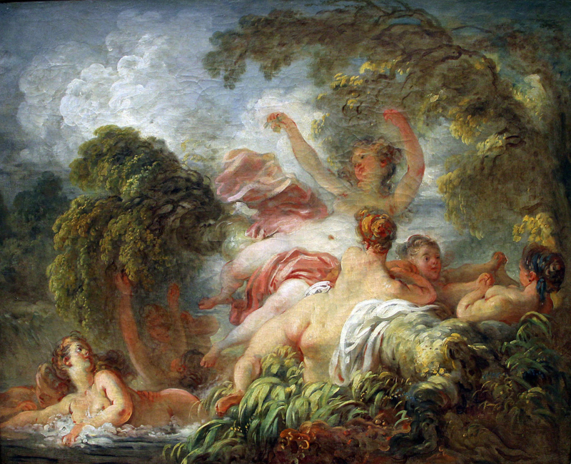 Fragonard The bathers