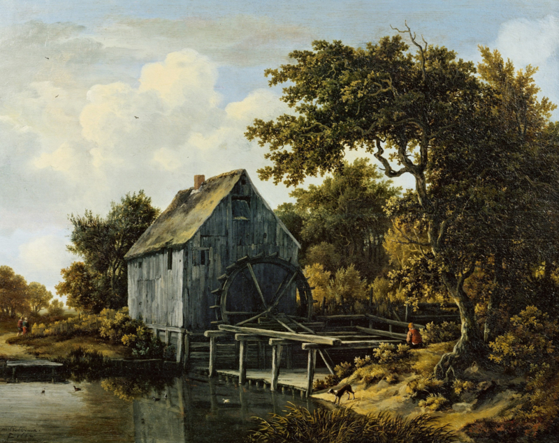 Hobbema The water mill