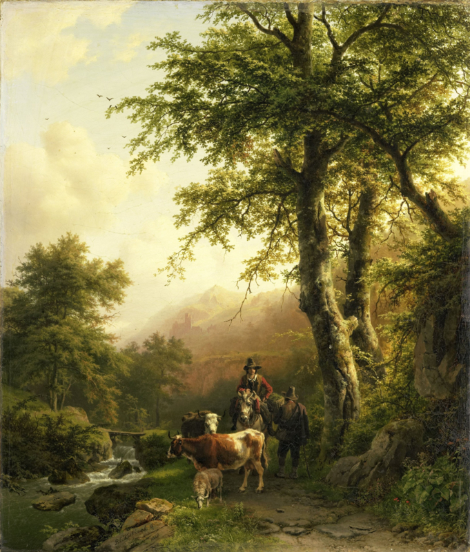 B.C. Koekkoek Italian landscape