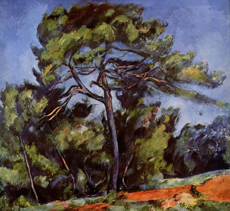 Cezanne The big pine tree