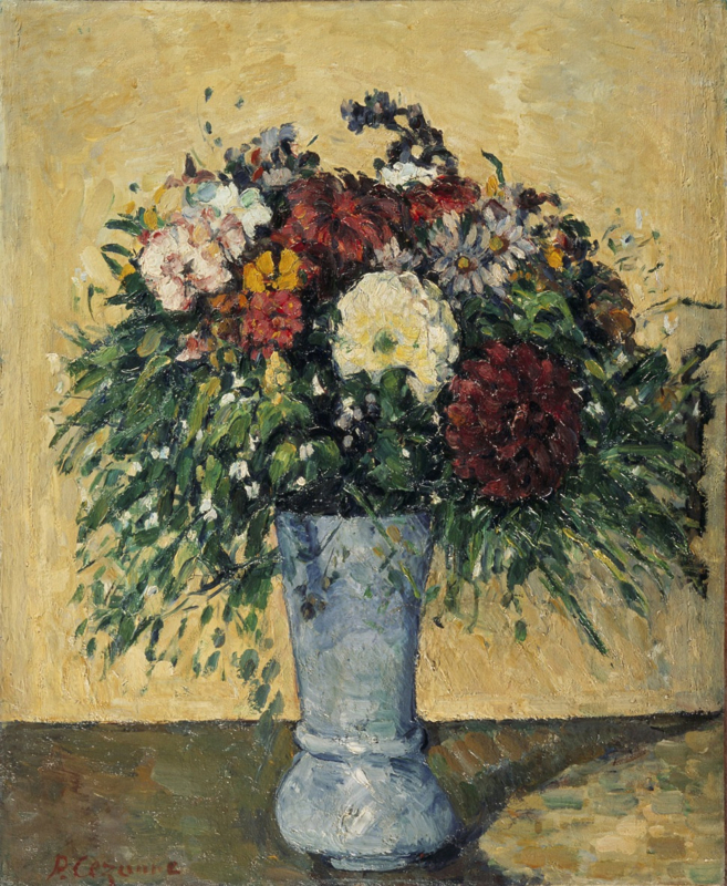 Cezanne Flowers in a Vase 2