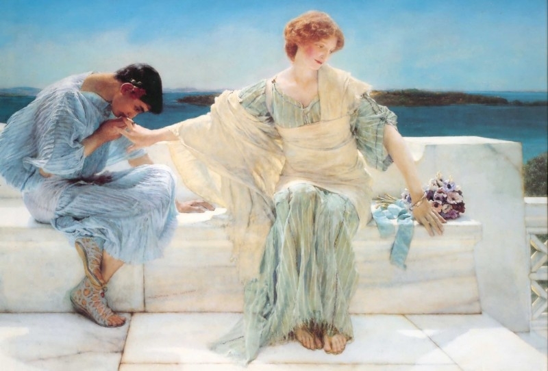 Alma-Tadema Ask me no more