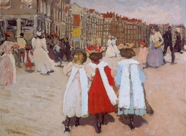 Breitner Three schoolgirls