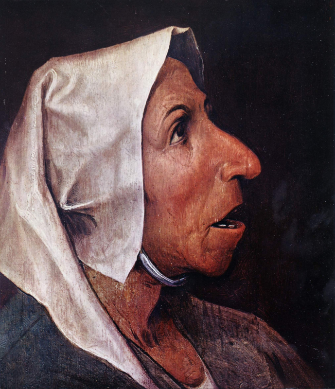 Bruegel Head of a peasant woman