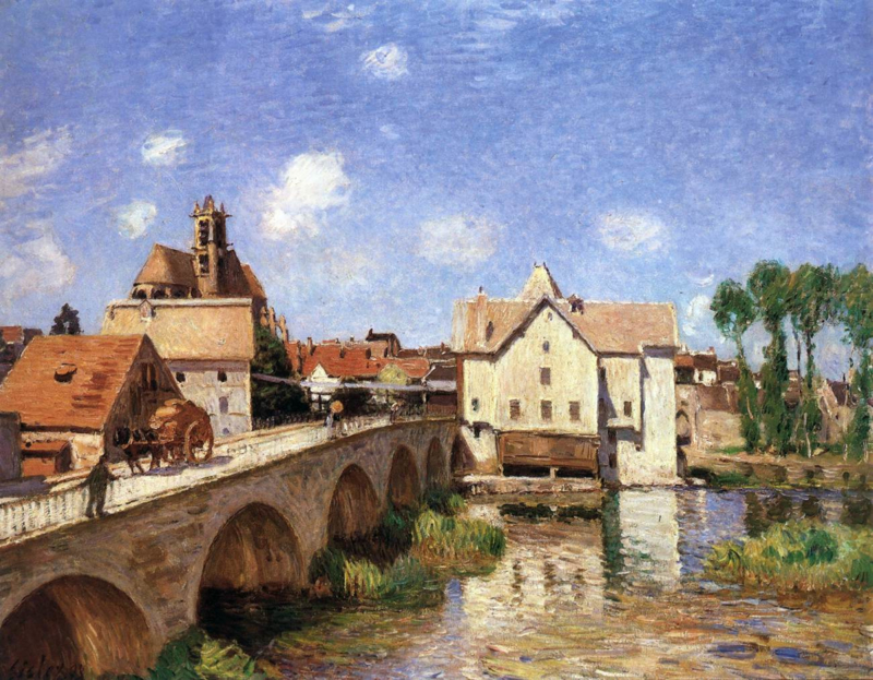 Sisley The bridge of Moret