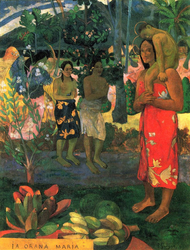 Gauguin Holy Mary (la orana maria)