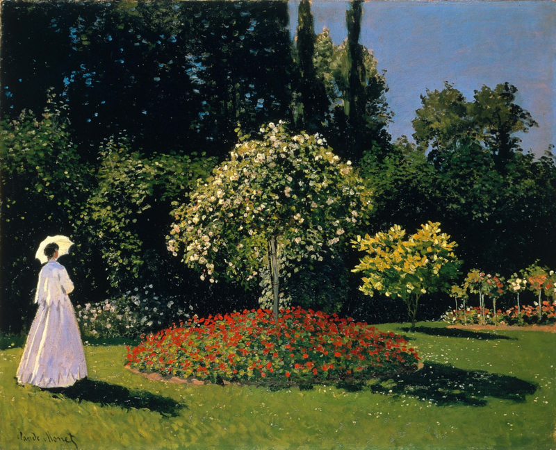 Monet Woman in the garden