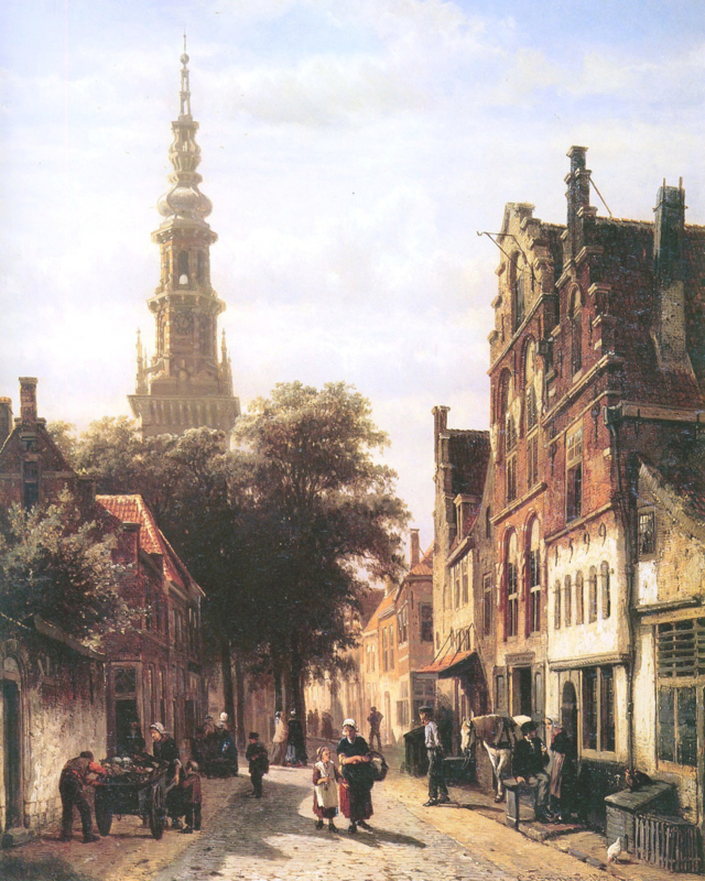 Springer The Walenkerk in Haarlem