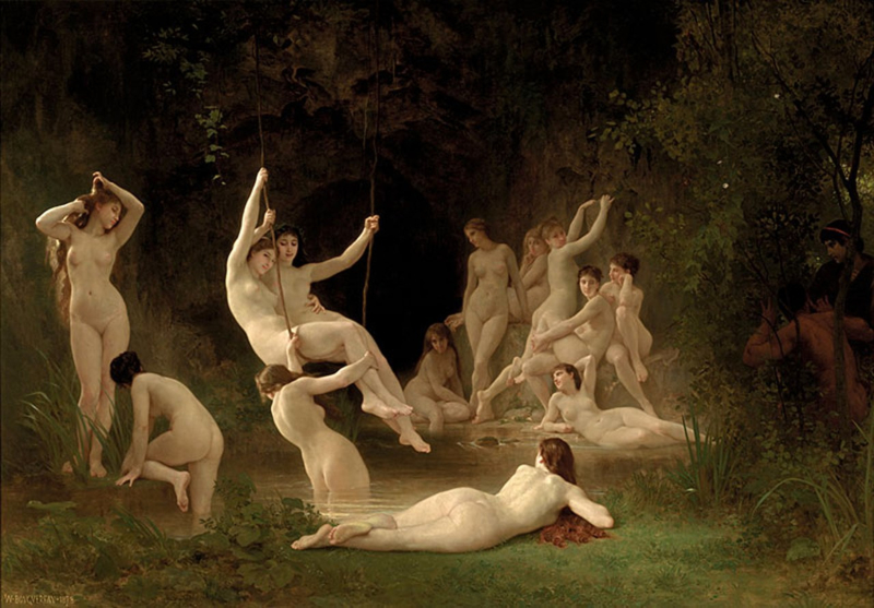 Bouguereau Nymphs