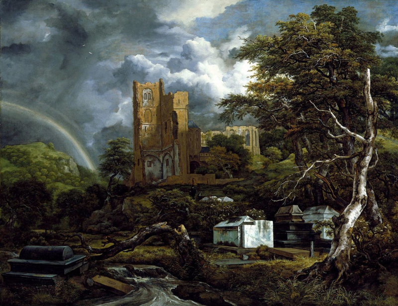 Van Ruisdael The Jewish cemetery