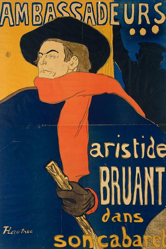 Toulouse-Lautrec Ambassadors: Aristide in his cabaret