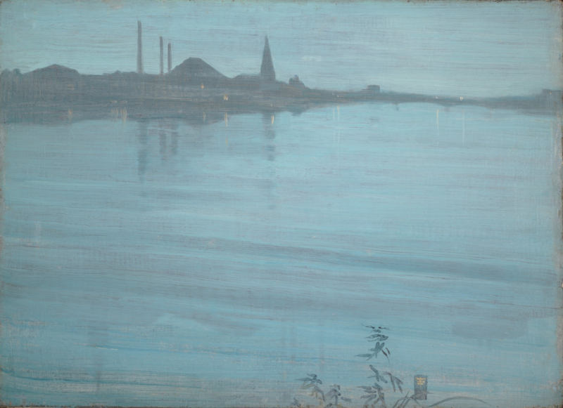 Whistler Nocturne in blue and silver