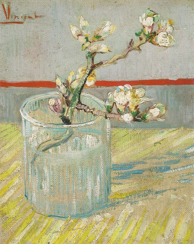 Van Gogh Flowering almond branch