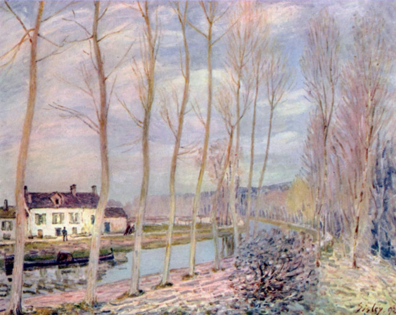 Sisley The canal of Loing