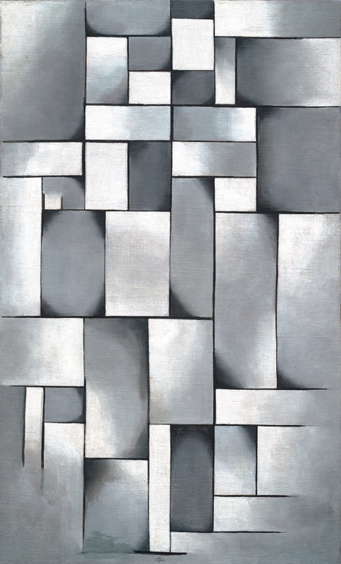 Van Doesburg Composition in gray