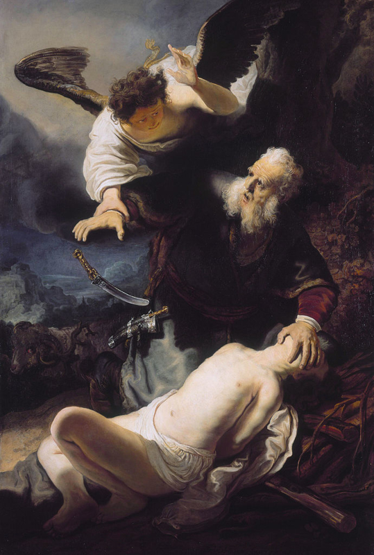 Rembrandt The sacrifice of Abraham
