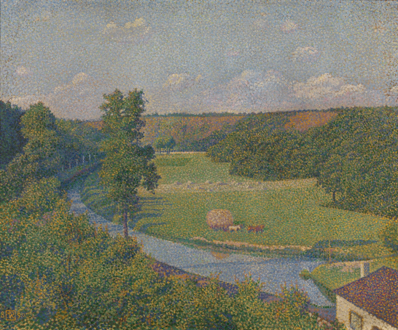 Van Rysselberghe The valley of the Sambre