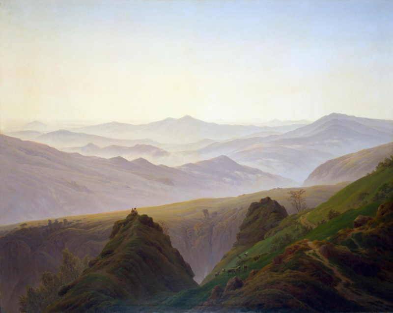 Friedrich Morning in the mountains