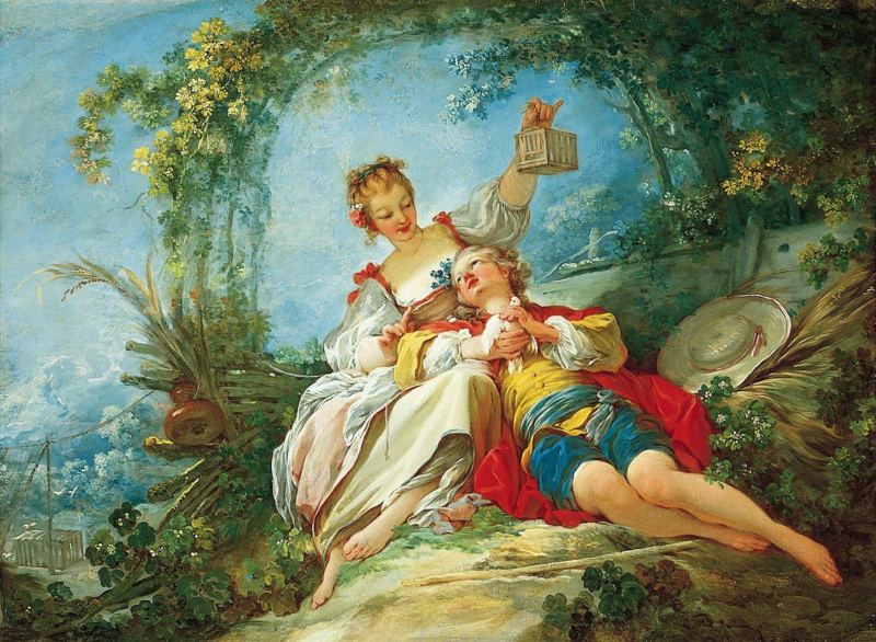 Fragonard Happy lovers