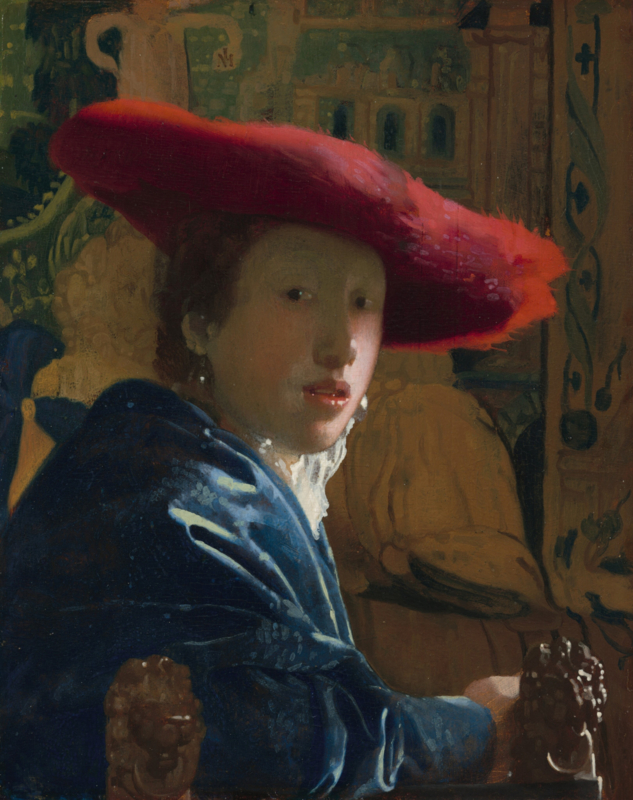 Vermeer Girl with the red hat