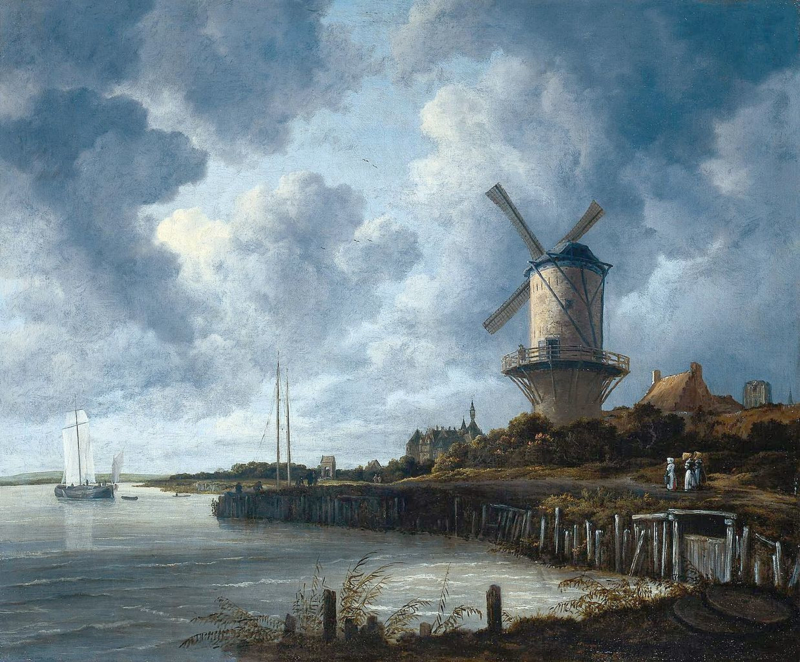 Van Ruisdael The mill of Wijk bij Duurstede