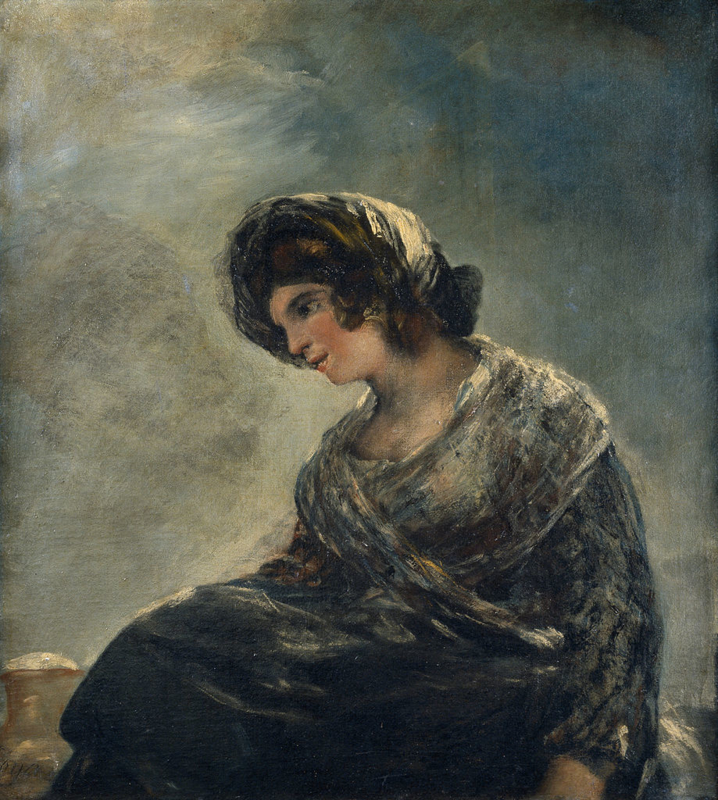 Goya The milkmaid of Bordeaux