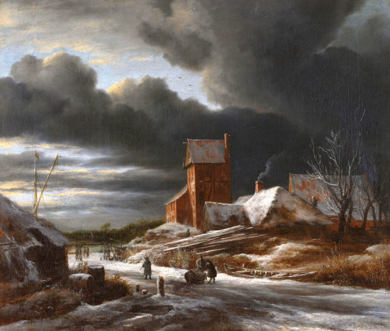 Van Ruisdael Winter Landscape