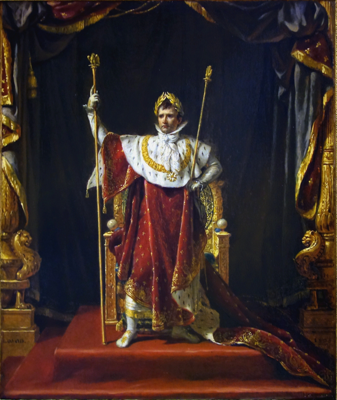 David Napoleon in imperial costume
