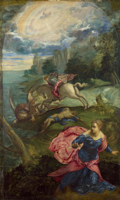 Tintoretto Saint George and the dragon