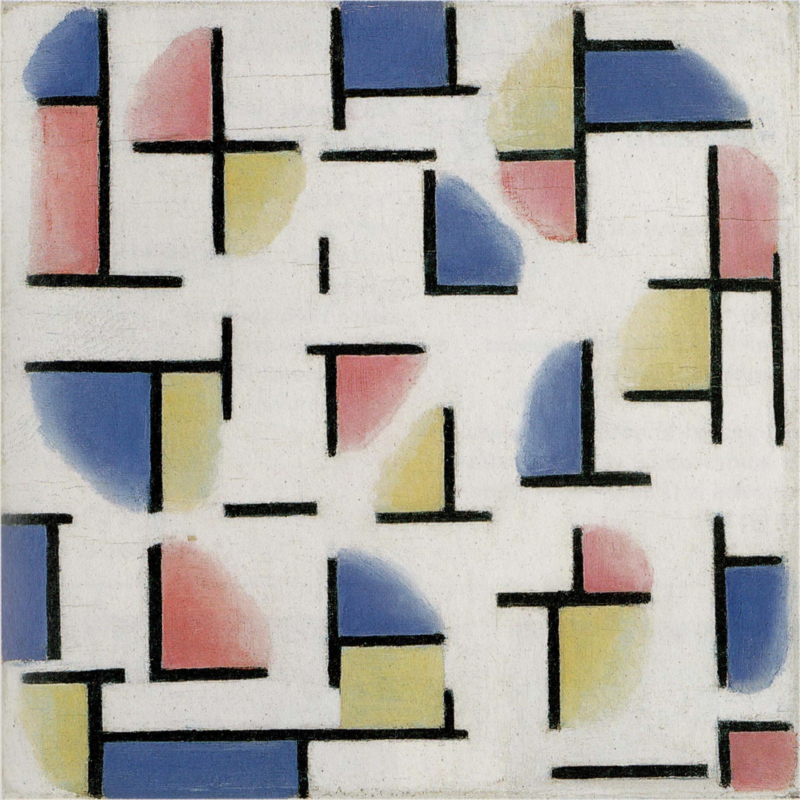 Van Doesburg Variation on composition XIII