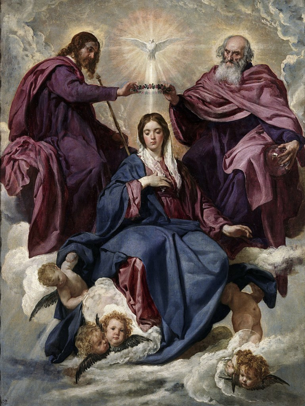 Velazquez Coronation of the Virgin