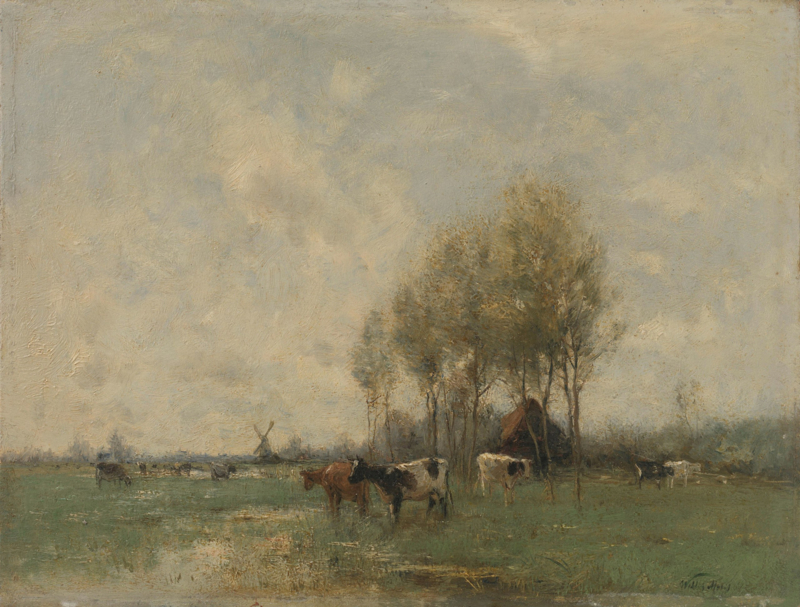 W. Maris Pasture with cows
