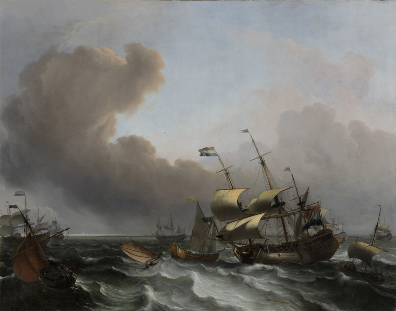 Bakhuizen Storm on the Dutch coast
