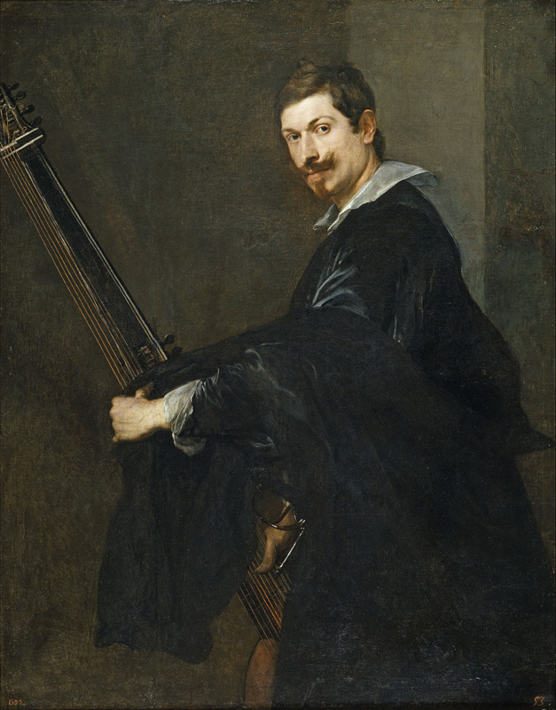 Van Dyck Man with a lute
