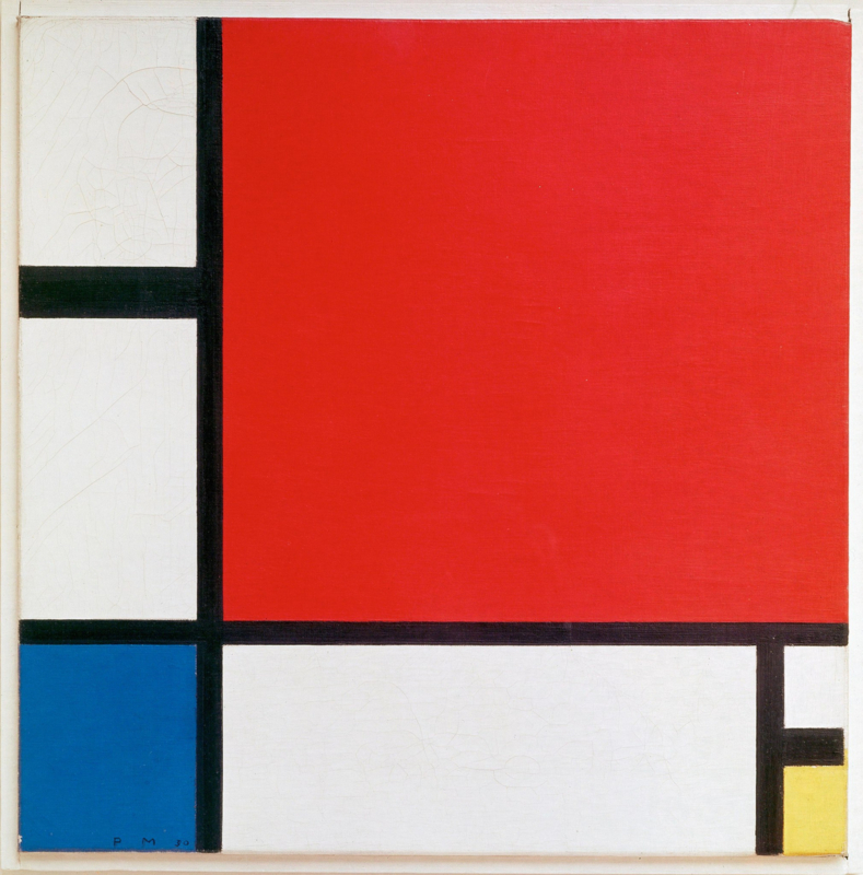 Mondriaan Composition II (with Red, Blue and Yellow