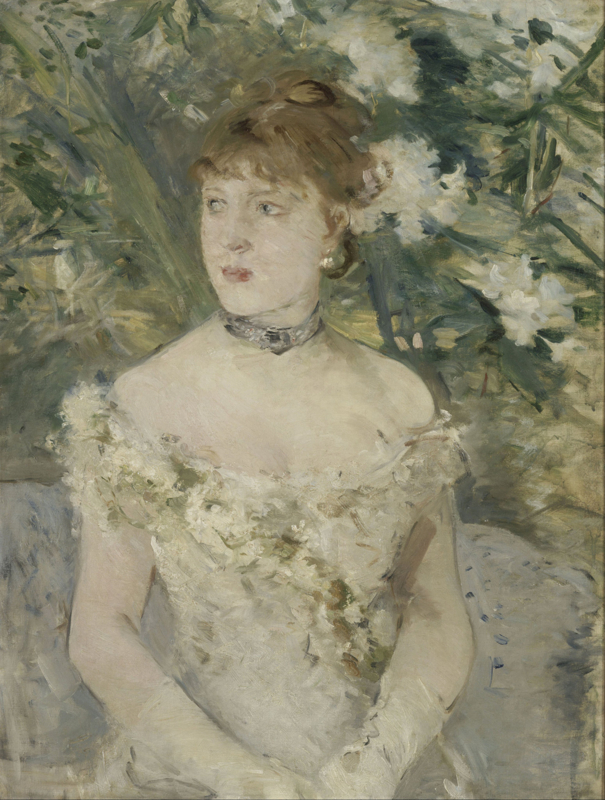 Morisot Young girl in a ball gown