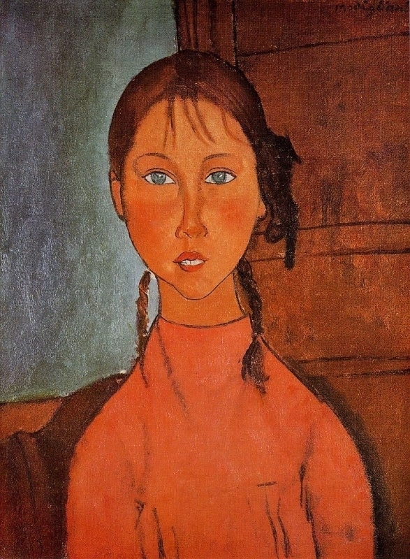 Modigliani Girl with braids