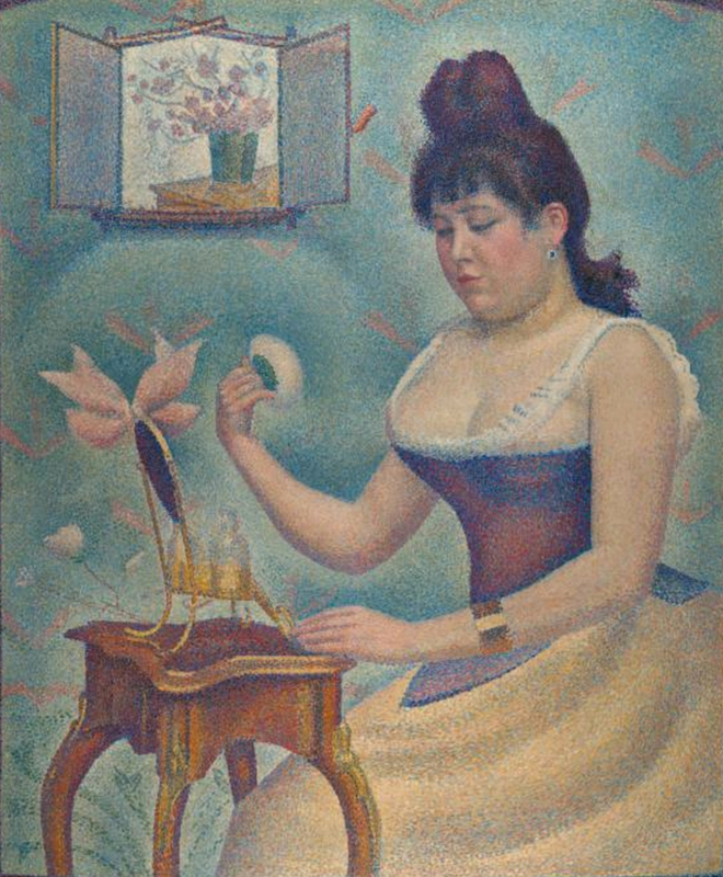 Seurat Woman with a powder brush