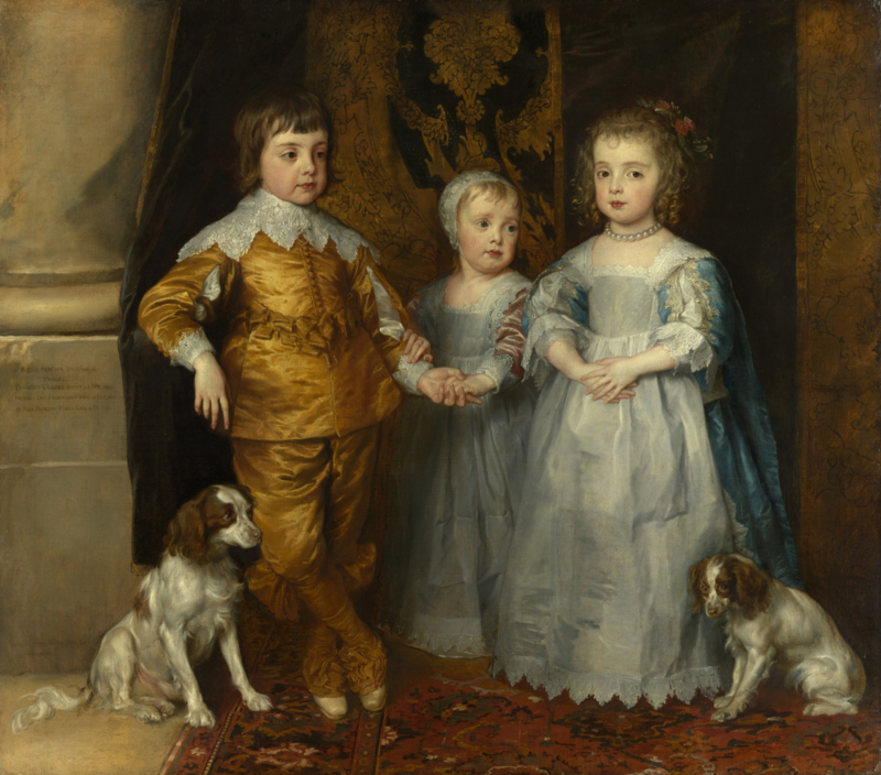 Van Dyck The three eldest children of Charles I