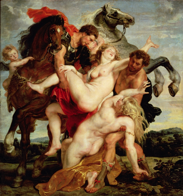 Rubens Abduction of the daughters of Leucippus
