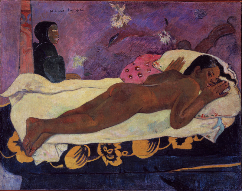 Gauguin The spirit of death (manao tupapau)