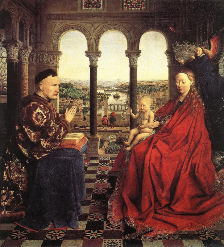 Van Eyck The Virgin of Chancellor Rolin