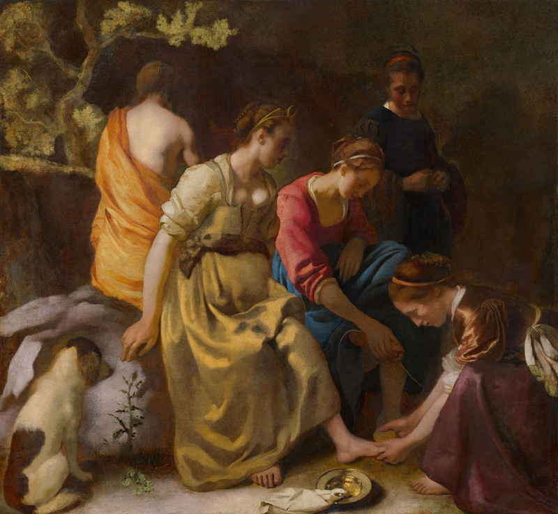 Vermeer Diana and her nymphs