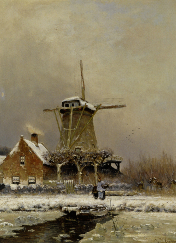 Apol Figures at a windmill