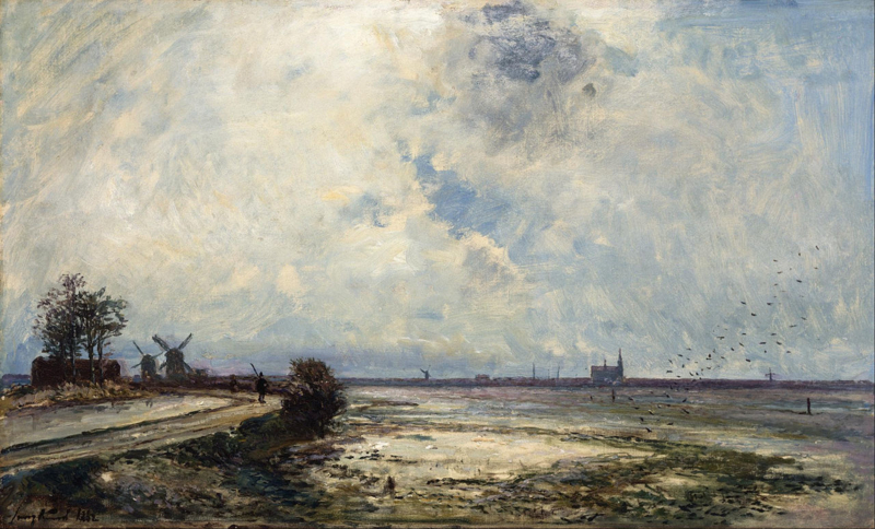 Jongkind Dutch landscape