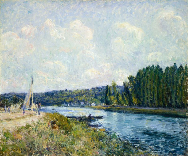 Sisley The banks of the Oise