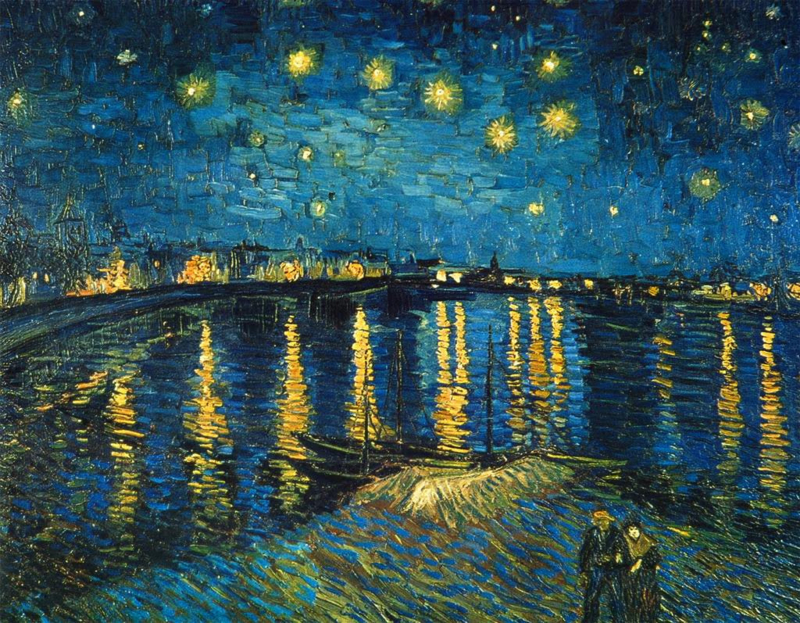 Van Gogh Starry night over the Rhone