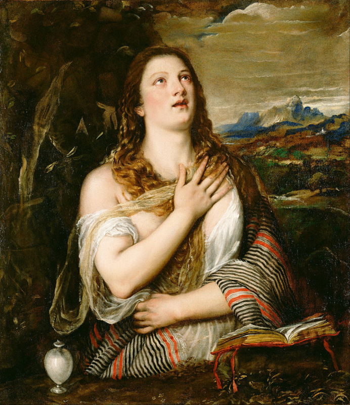 Titiaan The repentant Mary Magdalene
