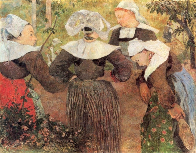 Gauguin Breton women