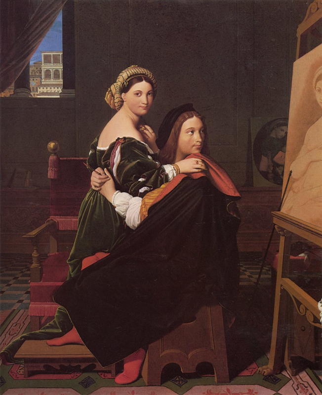 Ingres Raphael and La Fornarina